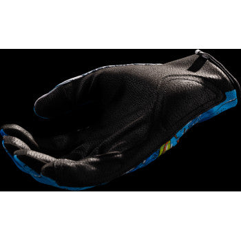 ICON Hooligan™ Dino Fury Gloves - Blue - 3XL 3301-4640