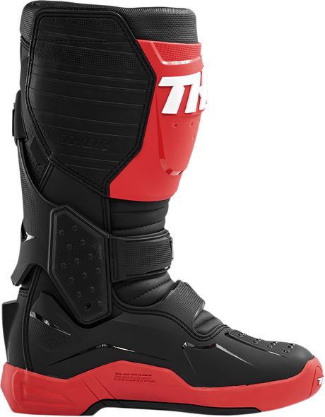 THOR Radial Boots - Red/Black - Size 12 3410-2249