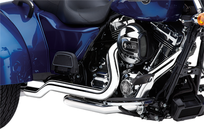 COBRA Powerport Dual Headpipes - Chrome 6254