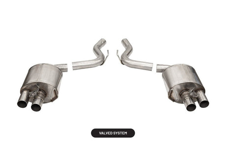 Corsa 2015-2020 Ford Mustang GT350/R 5.2L V8 Dual Rear Axle-Back- Stainless Dual Rear Exit 21098