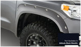 Bushwacker 16-18 Toyota Tundra Fleetside Pocket Style Flares 4pc - Midnight Black 30918-43