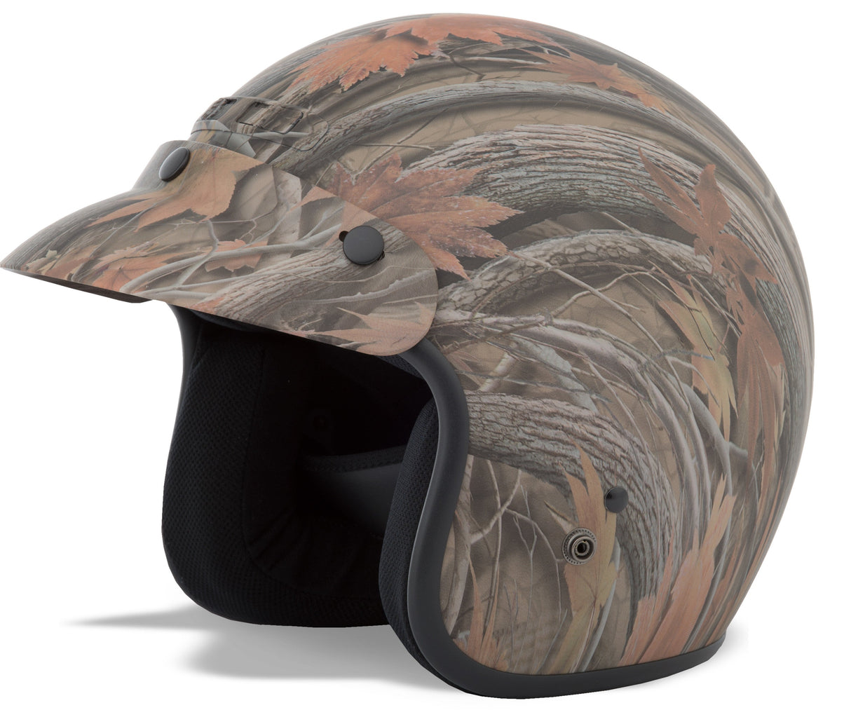 GMAX Youth Gm-2 Open-Face Leaf Camouflage Helmet Ys-Ym G102561