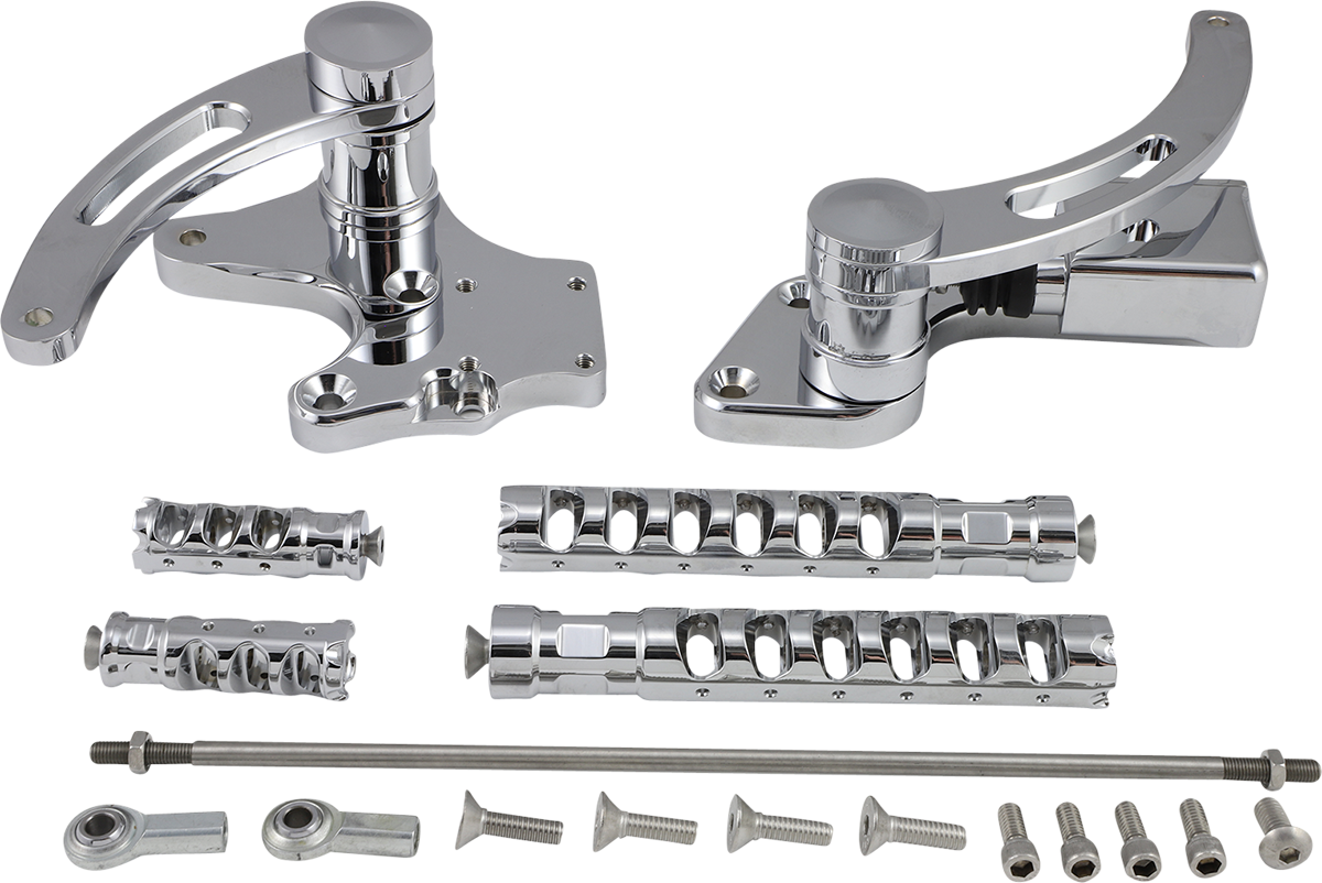 ACCUTRONIX Forward Control - Chrome - Slotted FC106-XSAKC