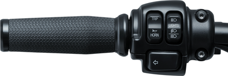 KURYAKYN Grips - Thresher - Harley Davidson - TBW - Black 5943