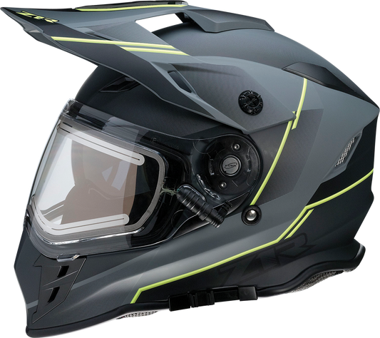 Z1R Range Helmet - Bladestorm - Gray/Black/Hi-Viz Yellow - Large 0101-14068