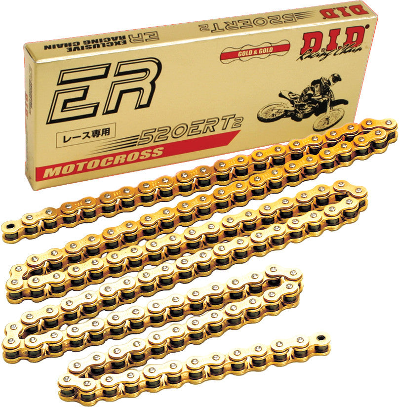 D.I.D Hi-Performance 520ert2-130 Racing Chain (Gold) 520-ERT2-130 LINK