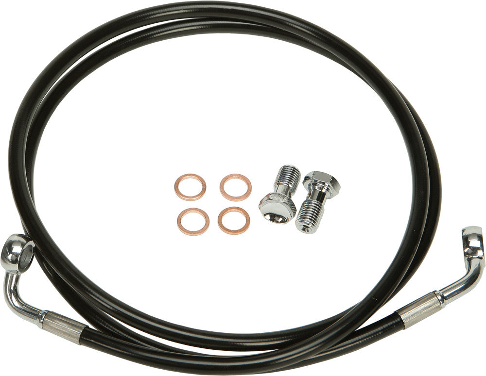 HARDDRIVE Brakeline Kit Blk Sportster HD-1404-BK