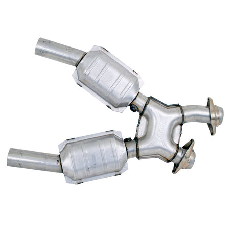 BBK 99-04 Mustang 4.6 GT / Cobra High Flow X Pipe With Catalytic Converters - 2-1/2 1670