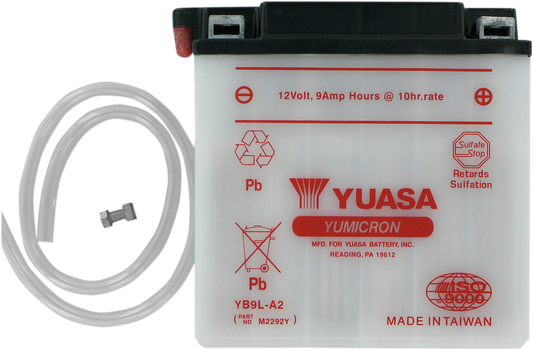 YUASA Battery - YB9L-A2 YUAM2292Y