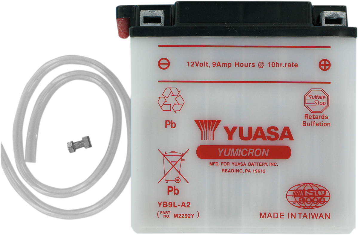 YUASA Battery - YB9L-A2 YUAM2292Y