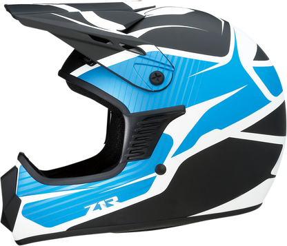 Z1R Child Rise Helmet - Flame - Blue - L/XL 0111-1436