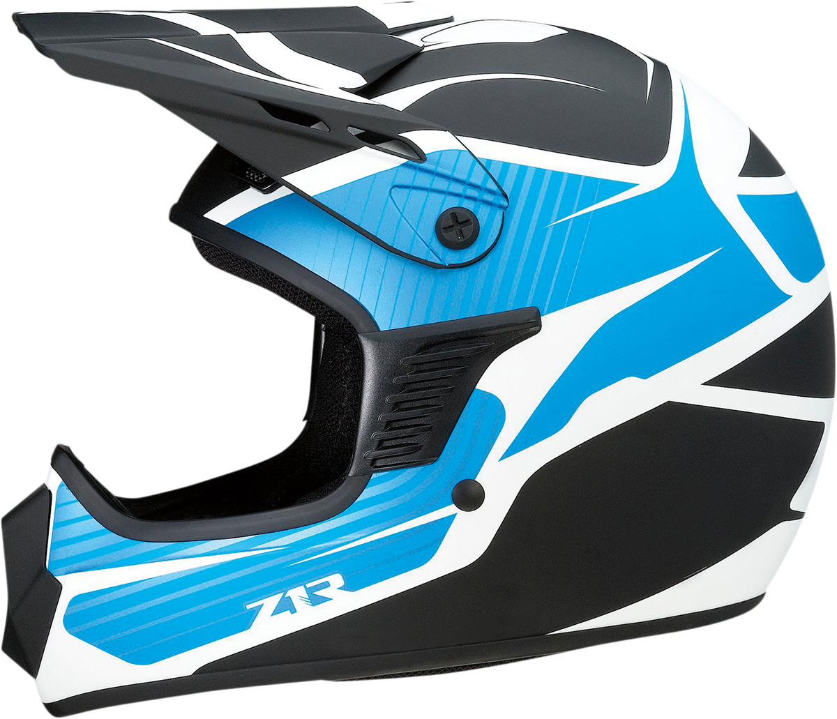 Z1R Child Rise Helmet - Flame - Blue - S/M 0111-1435