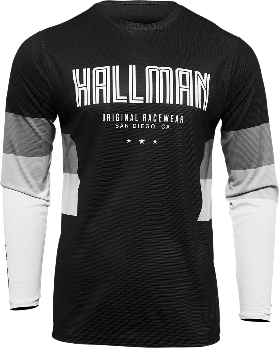 THOR Hallman Differ Draft Jersey - Black/White - Large 2910-6599