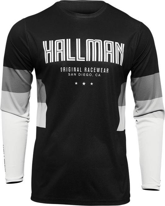 THOR Hallman Differ Draft Jersey - Black/White - Large 2910-6599