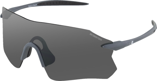 BOBSTER Aero Sunglasses - Matte Gray - Smoke Silver Mirror BAER01