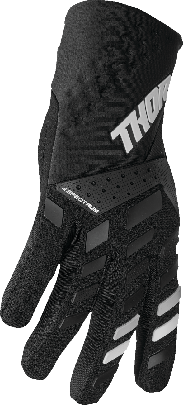 THOR Women's Spectrum Gloves - Black/White - Large 3331-0232