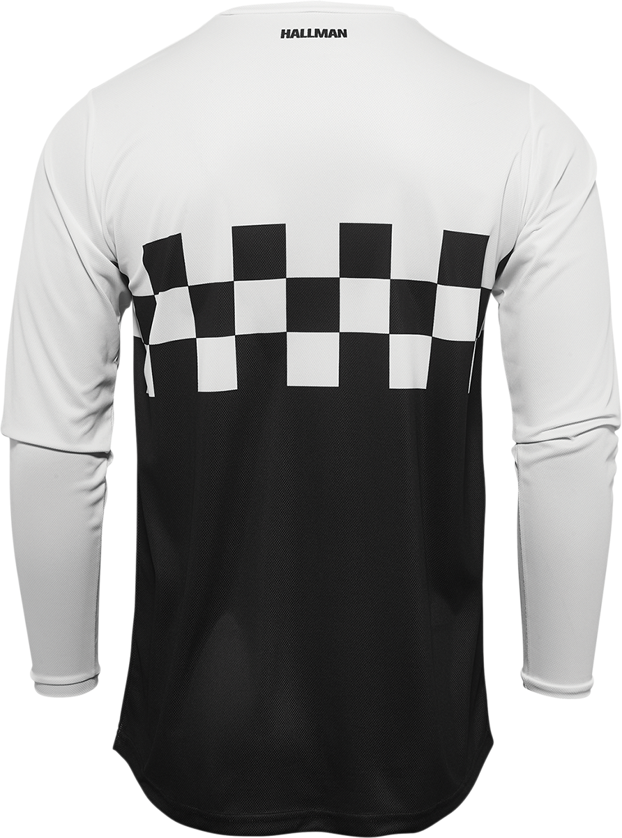 THOR Hallman Differ Cheq Jersey - Black/White - 3XL 2910-6608