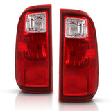 ANZO 2008-2016 Ford F-250 Taillight Red/Clear Lens (OE Replacement) 311305