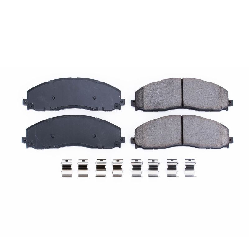 Power Stop 12-19 Ford F-250 Super Duty Front Z17 Evolution Ceramic Brake Pads w/Hardware 17-1680