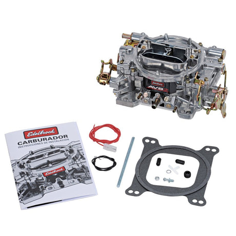 Edelbrock Thunder Series AVS Dual Quad Annular Boosters 500 CFM Carburetor w/Manual Choke 1904