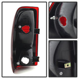 Xtune Dodge Dakota 1997-2004 OEM Style Tail Lights -Red Smoked ALT-JH-DDAK97-OE-RSM 9028762