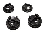 Energy Suspension 02-03 Nissan Sentra/200SX Black Motor Mount Insert Set (w/ Spec V 2.5L engine man 7.1112G