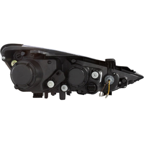 ANZO 2013-2015 Hyundai Genesis Projector Headlights w/ Plank Style Design Black (HID Compatible) 121511