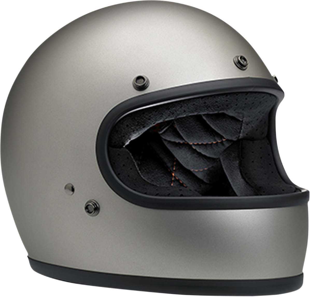 BILTWELL Gringo Helmet - Flat Titanium - Small 1002-203-102