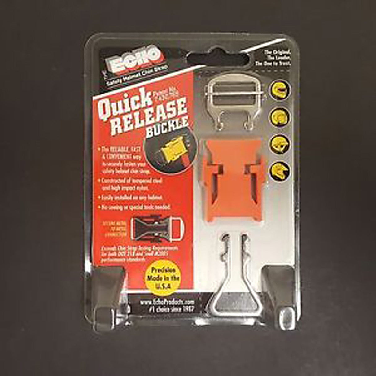 Echo Echo Helmet Quick Release Orange 514005