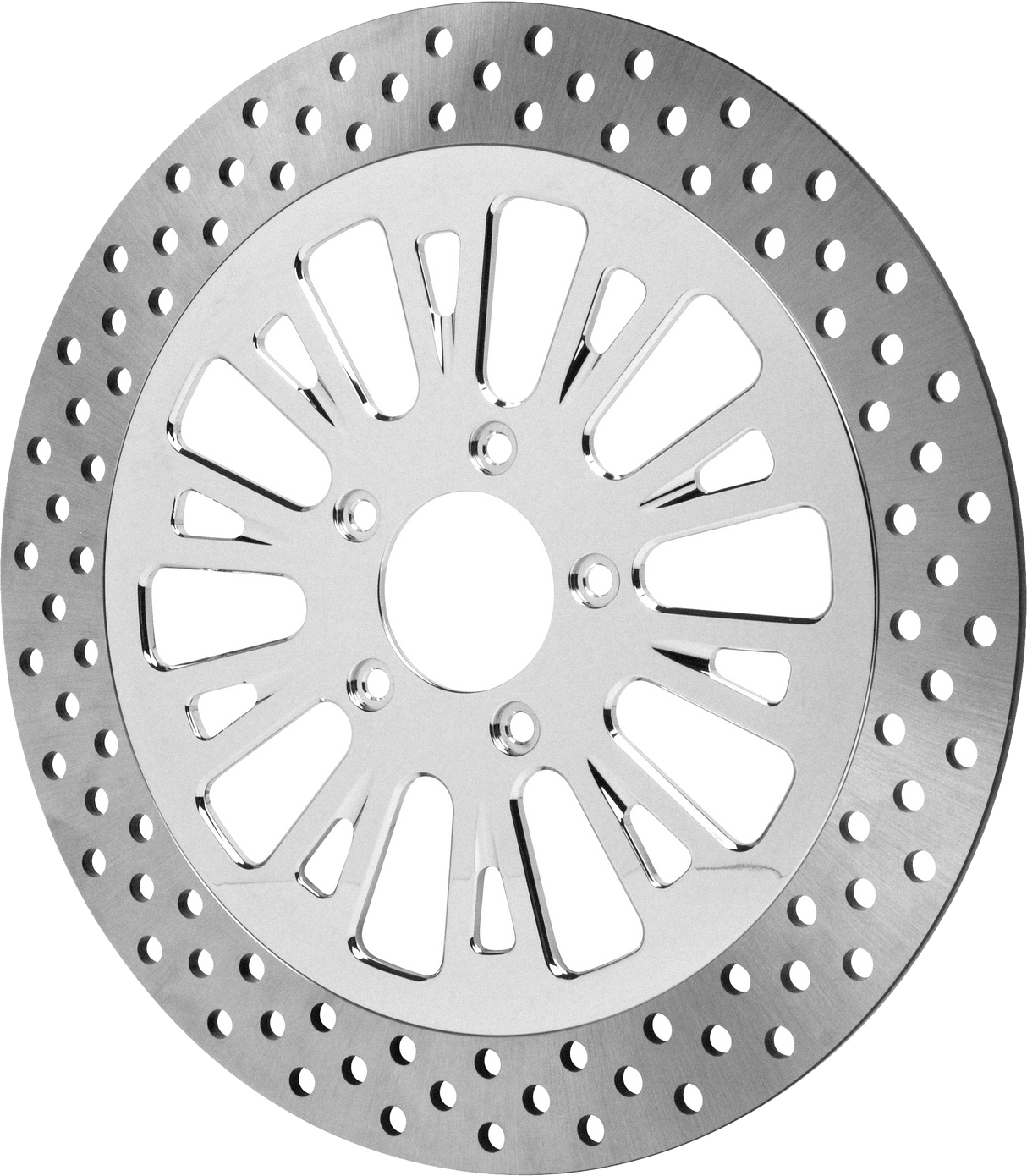HAWG HALTERS INC 13" Front Brake Rotor 2.22" Id Chrome Carrier ROTL-FRONT-COB-C13