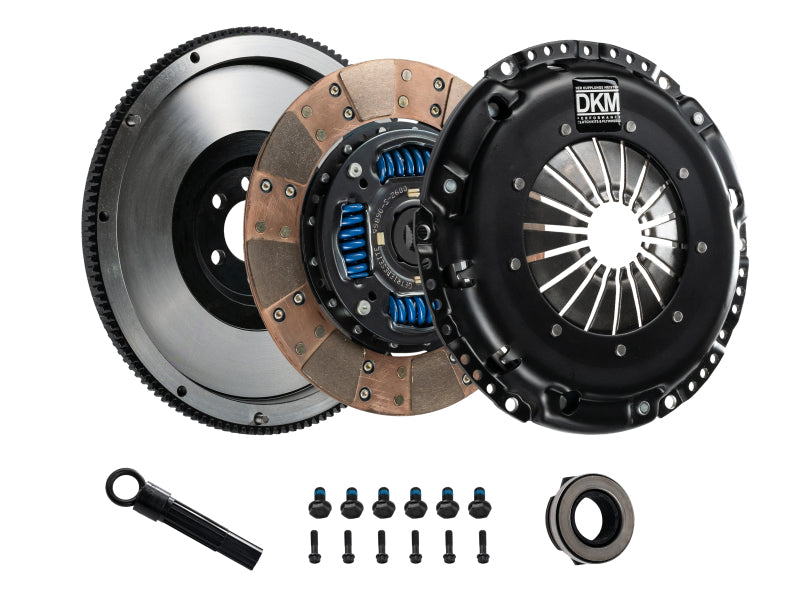 DKM Clutch BMW E34/E36/E39/E46/Z3 (6 Cyl) Ceramic Twin Disc MR Clutch w/Flywheel (650 ft/lbs Torque) MR-006-005