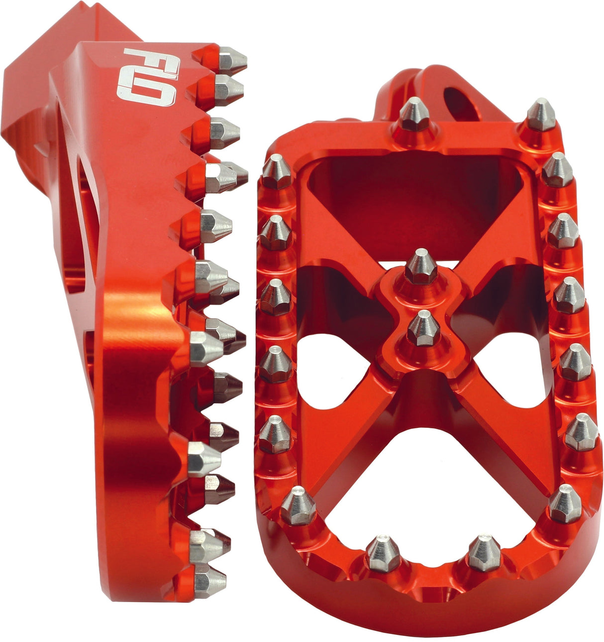 FLO MOTORSPORTS Adventure/Snow Footpeg Orange SPEG-795ORG