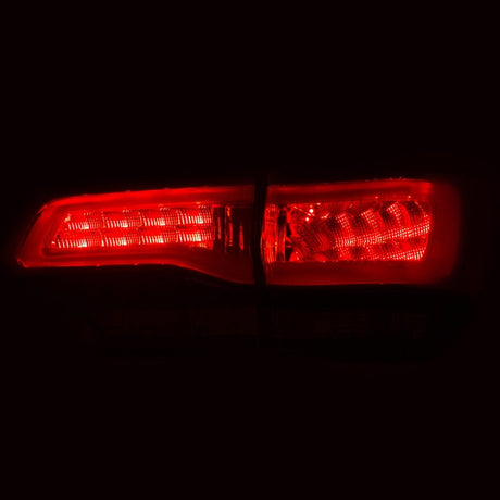 ANZO 2014-2016 Jeep Grand Cherokee LED Taillights Red/Smoke 311269