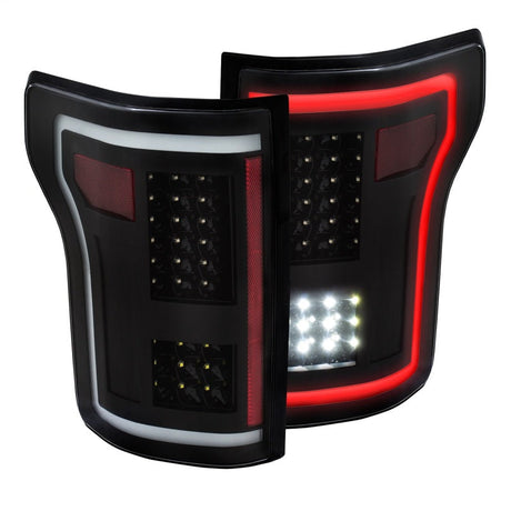 ANZO 2015-2017 Ford F-150 LED Taillights Black 311285