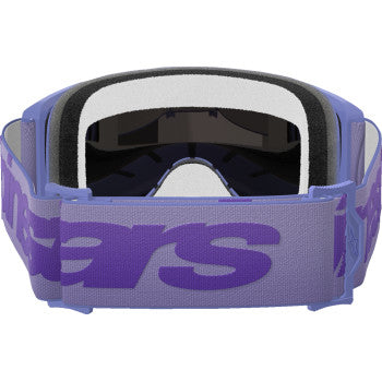 ALPINESTARS GOGGLES Vision 5 Goggle - Wordmark - Purple - Blue Mirror 5102425-3116