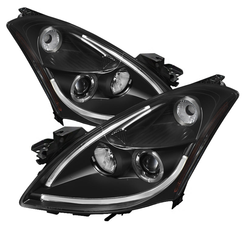Spyder Nissan Altima 4Dr 10-12 Projector Headlights Light DRL LED Halo Blk PRO-YD-NA104D-LTDRL-BK 5076830