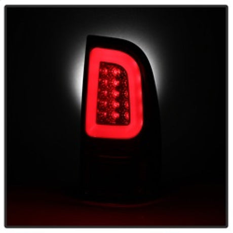Spyder 08-16 Ford Super Duty F-250 V3 Light Bar LED Tail Lights - Red Clear (ALT-YD-FS07V3-LBLED-RC) 5084736