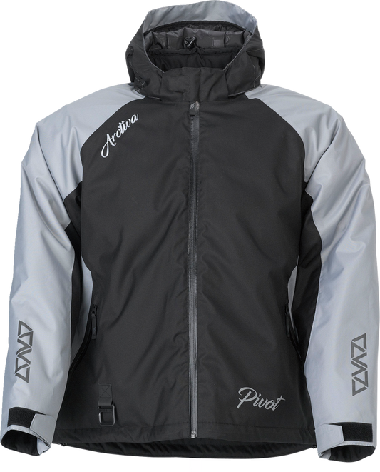 ARCTIVA Women's Pivot 5 Hooded Jacket - Gray - Medium 3121-0804