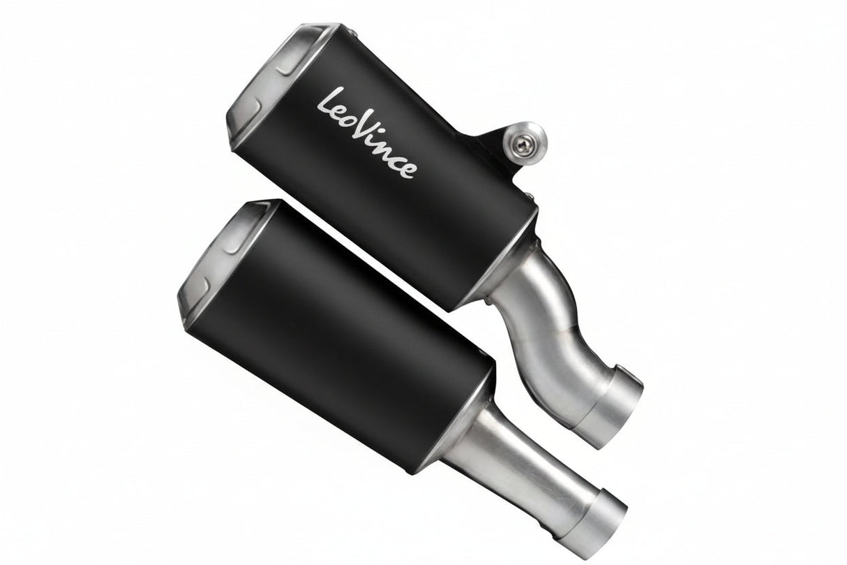 LEOVINCE - LV-10 Black Edition Slip-On Muffler - Triumph Speed Triple 1200 RR/RS/RX 15271B 1811-4920
