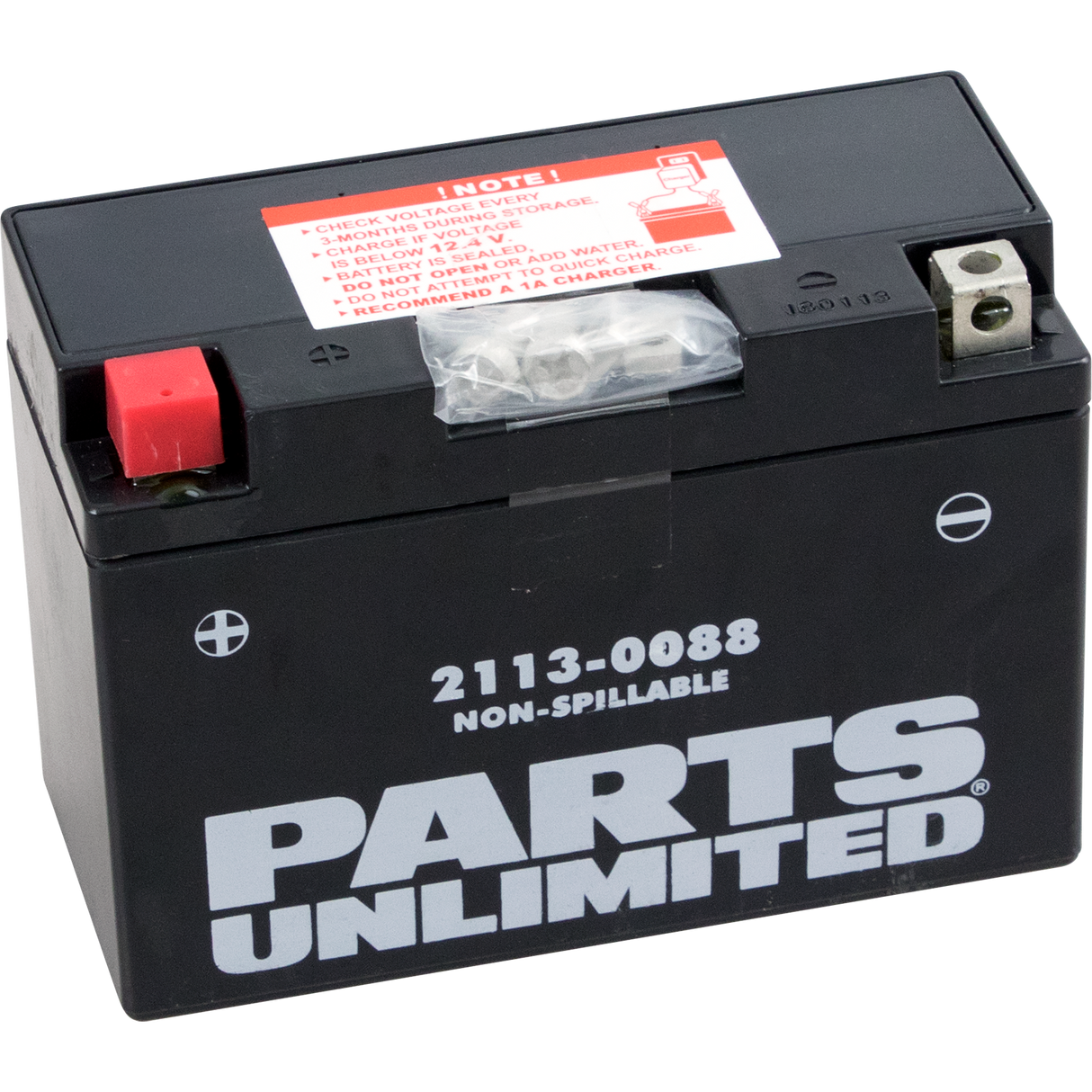 Parts Unlimited Agm Battery - Yt9b-4/Yt9b-Bs Ct9b-4