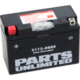 Parts Unlimited Agm Battery - Yt9b-4/Yt9b-Bs Ct9b-4