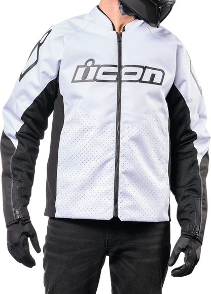 ICON Hooligan™ CE Jacket - White - Small 2820-5797