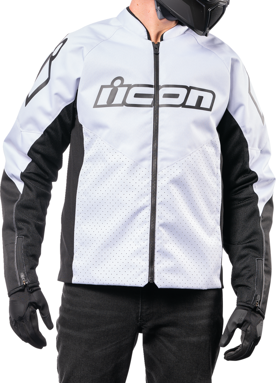 ICON Hooligan™ CE Jacket - White - 3XL 2820-5802