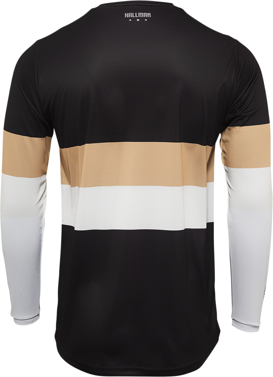 THOR Hallman Differ Draft Jersey - Black/Latte - Large 2910-6594