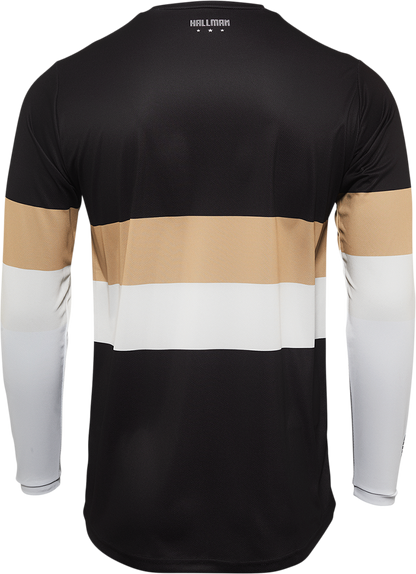 THOR Hallman Differ Draft Jersey - Black/Latte - Large 2910-6594