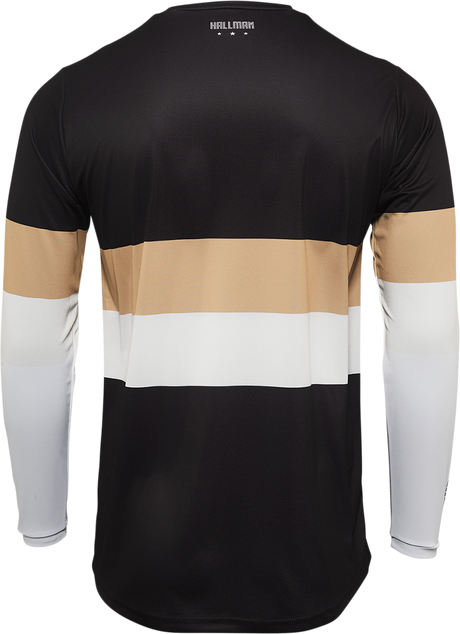 THOR Hallman Differ Draft Jersey - Black/Latte - Large 2910-6594