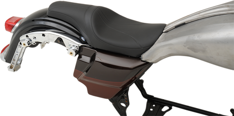 DRAG SPECIALTIES Predator Seat - Mild Stitched - Yaffe Gas Tank - FL '08-'22 0801-1073