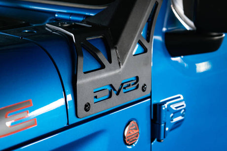 DV8 Offroad 20-22 Jeep JL 392 & JT Mojave A-Pillar Light Bar Mount LBJL-07