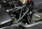 J&amp;L 20-24 Chevy Silverado/GMC Sierra 2500/3500 6.6L Drivers Side Oil Separator 3.0 - Black Anodi 3089D-B