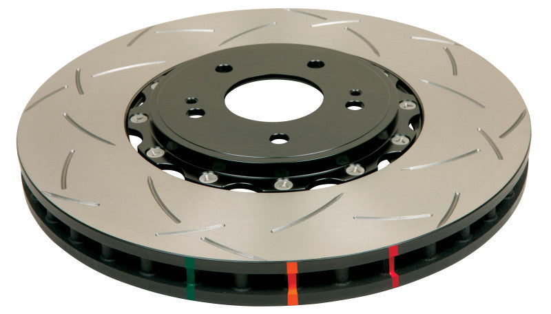 DBA Nissan Skyline (Various) Front Slotted 5000 Series 2 Piece Rotor Assembled w/ Black Hat 5928BLKS